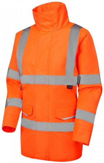 Leo Cheristow EcoViz 4K Women's Baffle Lined Anorak Hi-Vis Orange - Radna odjeća - 