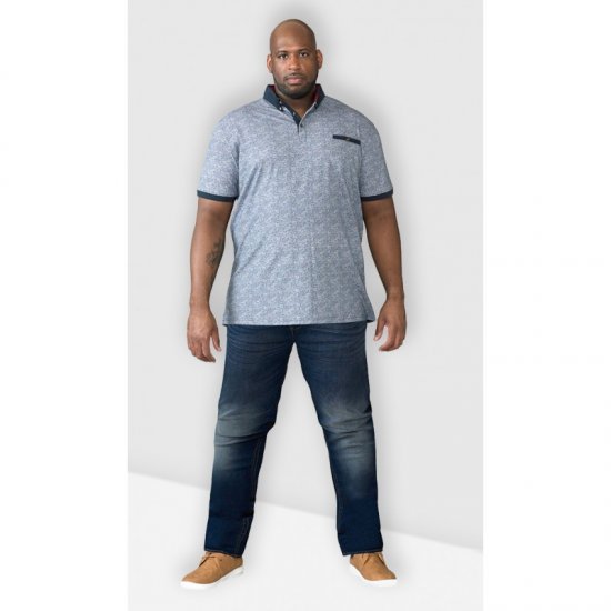 D555 Ambrose Tapered Fit Stretch Jeans Dark Blue TALL SIZES - MUŠKA ODJEĆA MT-6XLT - Odjeća za Visoke Muškarce