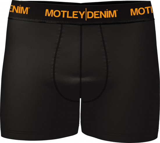 Motley Denim Amsterdam Boxershorts Black 2-pack - Donje rublje & kupaće hlače - muške donje rublje veliki brojevi