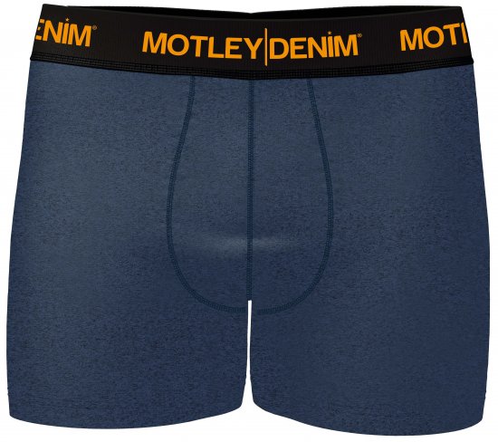 Motley Denim Amsterdam Boxershorts Dark Indigo 2-pack - Donje rublje & kupaće hlače - muške donje rublje veliki brojevi