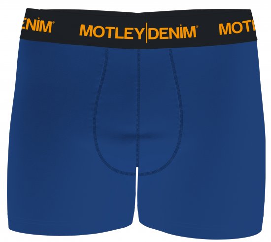 Motley Denim Amsterdam Boxershorts Royal Blue 2-pack - Donje rublje & kupaće hlače - muške donje rublje veliki brojevi