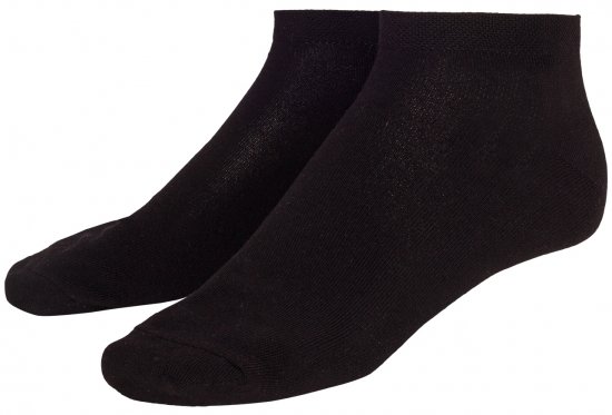 Adamo Anton sneaker-socks Black 4-pack - Donje rublje & kupaće hlače - muške donje rublje veliki brojevi