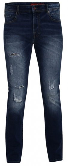 D555 Asher 1959 Stretch Jeans with rips - Traperice & hlače - Muške Traperice i Hlače Veliki Brojevi