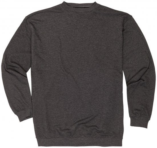 Adamo Athen Crew neck Sweatshirt Charcoal - Puloveri & Dukserice - Muške Puloveri & dukserice veliki brojevi
