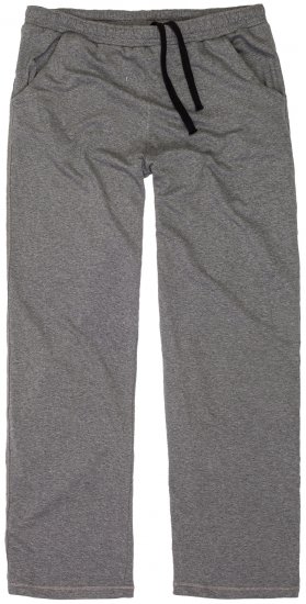 Adamo Athen Sweatpants with Open Hem Grey - Sportske hlače & kratke - Muške Trenirke Veliki Brojevi