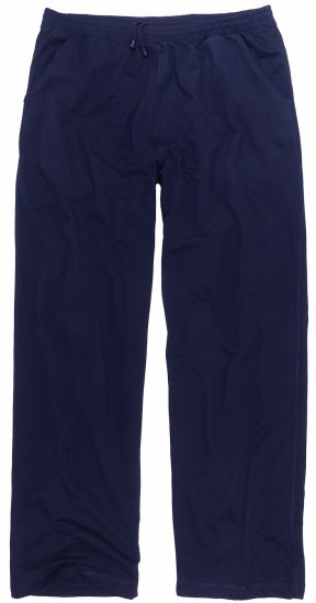 Adamo Athen Sweatpants with Open Hem Navy - Sportske hlače & kratke - Muške Trenirke Veliki Brojevi
