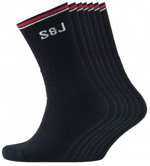 Smith & Jones Bexley 7-pack Socks Black (40-45) - Donje rublje & kupaće hlače - muške donje rublje veliki brojevi