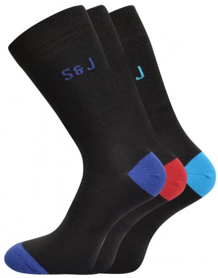 Smith & Jones Blear 3-pack Socks (46-49) - Donje rublje & kupaće hlače - muške donje rublje veliki brojevi