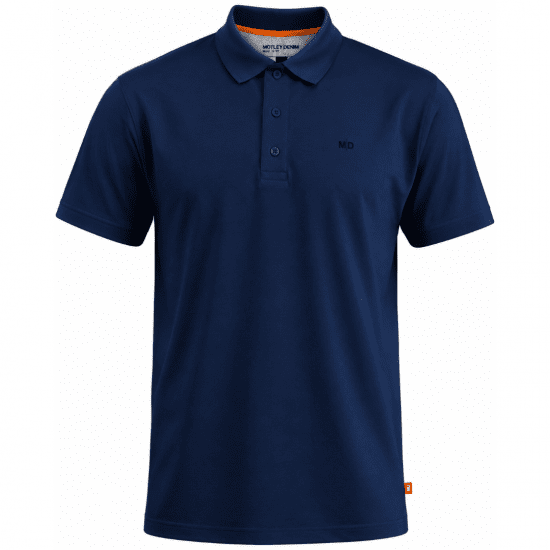 Motley Denim Bratislava Polo Navy - Polo majice - Muške Polo Majice Veliki Brojevi