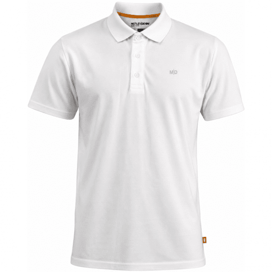 Motley Denim Bratislava Polo White - Polo majice - Muške Polo Majice Veliki Brojevi
