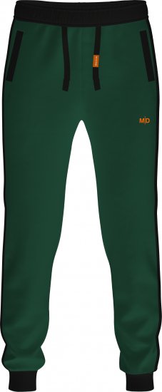 Motley Denim Bremen Sweatpants Racing Green/Black - Sportske hlače & kratke - Muške Trenirke Veliki Brojevi