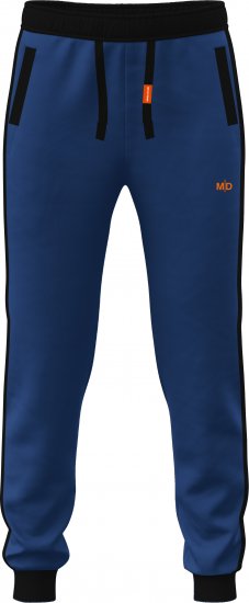 Motley Denim Bremen Sweatpants Royal Blue/Black - Sportske hlače & kratke - Muške Trenirke Veliki Brojevi
