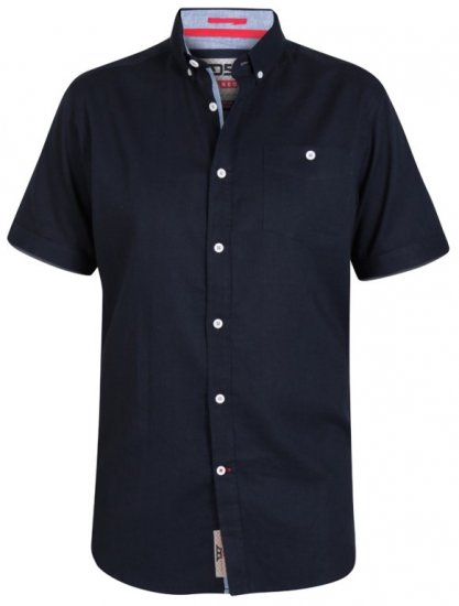 D555 Brixton Shirt Navy - Košulje - Muške Košulje Veliki Brojevi