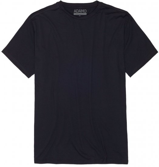 Adamo Bud Regular fit Heavy weight T-shirt Navy - Majice Kratkih Rukava - Muške Majice Kratkih Rukava Veliki Brojevi 