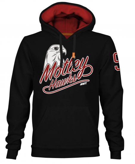 Motley Denim Corby Hoodie Black - Puloveri & dukserice - Muške Puloveri & dukserice veliki brojevi