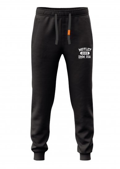 Motley Denim Cork Sweatpants Black - Sportske hlače & kratke - Muške Trenirke Veliki Brojevi
