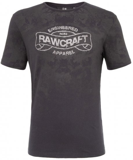 Rawcraft Crowler T-shirt Black - Majice Kratkih Rukava - Muške Majice Kratkih Rukava Veliki Brojevi 