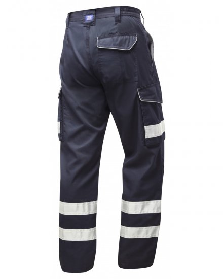 Leo Ilfracombe Cargo Pants Navy - Radna odjeća - Radna Odjeća Veliki Brojevi