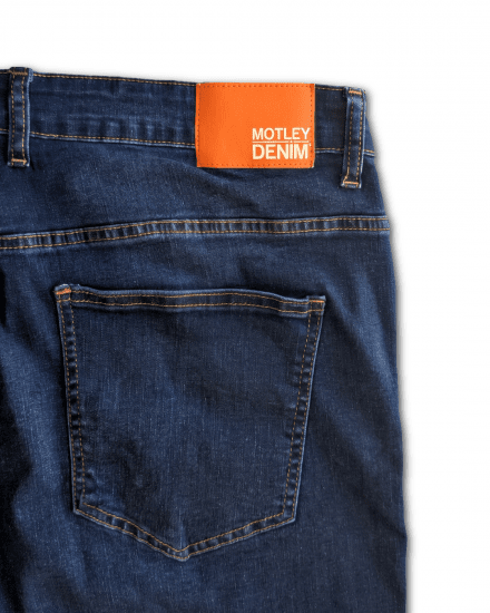 Motley Denim Soho 5-Pocket Jeans Dark Wash - Traperice & hlače - Muške Traperice i Hlače Veliki Brojevi