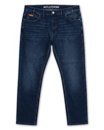 Motley Denim Soho 5-Pocket Jeans Dark Wash - Traperice & hlače - Muške Traperice i Hlače Veliki Brojevi