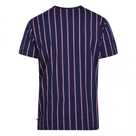 D555 Davis T-shirt Navy - Majice Kratkih Rukava - Muške Majice Kratkih Rukava Veliki Brojevi 