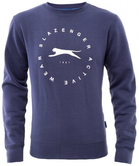 Slazenger Dean Sweatshirt Navy - Puloveri & dukserice - Muške Puloveri & dukserice veliki brojevi