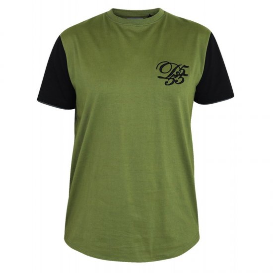 D555 Demarcus Couture T-shirt Khaki - Majice Kratkih Rukava - Muške Majice Kratkih Rukava Veliki Brojevi 