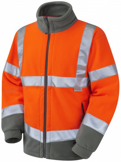 Leo Hartland Fleece Jacket Orange - Radna odjeća - Radna Odjeća Veliki Brojevi
