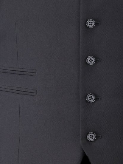 Skopes Madrid Waistcoat Black - Odijela - Muška Odijela Veliki Brojevi