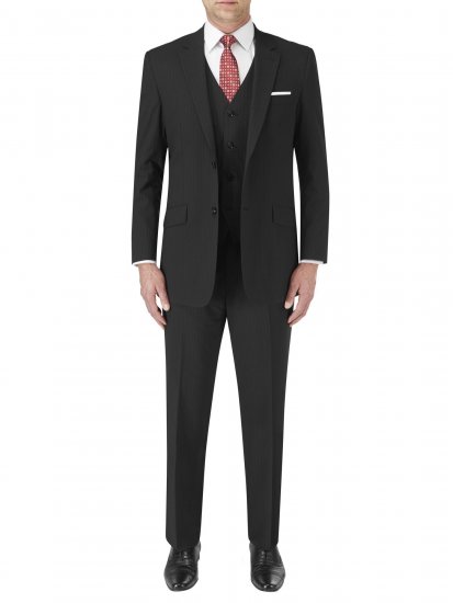 Skopes Darwin Suit jacket Black stripe - Odijela - Muška Odijela Veliki Brojevi
