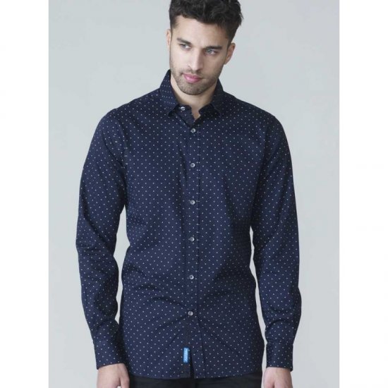 D555 Rashard Long Sleeve Printed Shirt - Košulje - Muške Košulje Veliki Brojevi