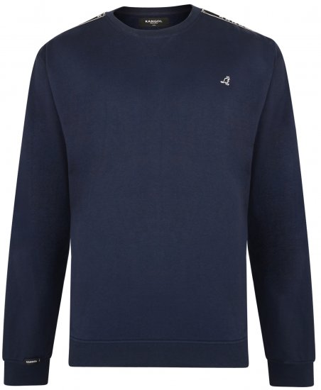 Kangol Foray Sweatshirt Navy - Puloveri & dukserice - Muške Puloveri & dukserice veliki brojevi