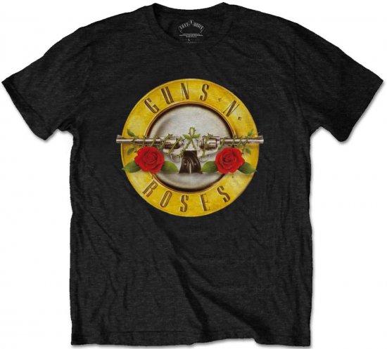 Guns N' Roses Classic logo T-shirt Black - Majice Kratkih Rukava - Muške Majice Kratkih Rukava Veliki Brojevi 
