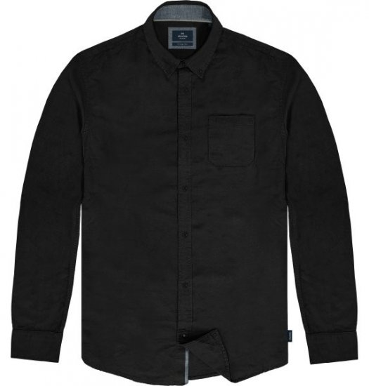 Double Outfitters GS-5225 Oxford košulja Crna - Košulje - Muške Košulje Veliki Brojevi