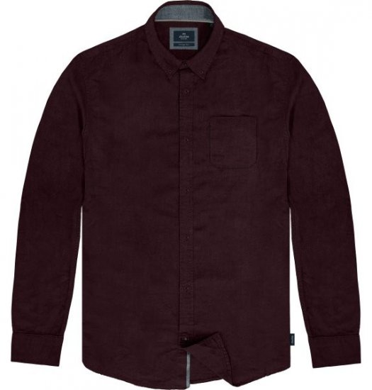 Double Outfitters GS-5225 Oxford košulja Bordo - Košulje - Muške Košulje Veliki Brojevi