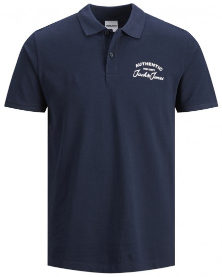 Jack & Jones JJHERO Polo Navy - Polo majice - Muške Polo Majice Veliki Brojevi