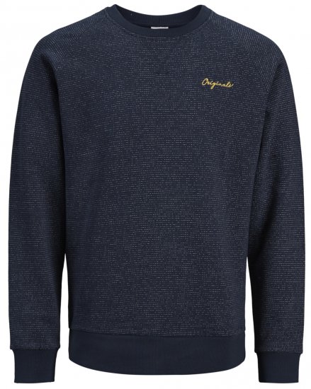 Jack & Jones Hide Sweatshirt Navy - Puloveri & dukserice - Muške Puloveri & dukserice veliki brojevi