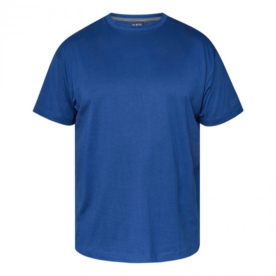 North Latitude US T-Shirt Plava - Majice Kratkih Rukava - Muške Majice Kratkih Rukava Veliki Brojevi 