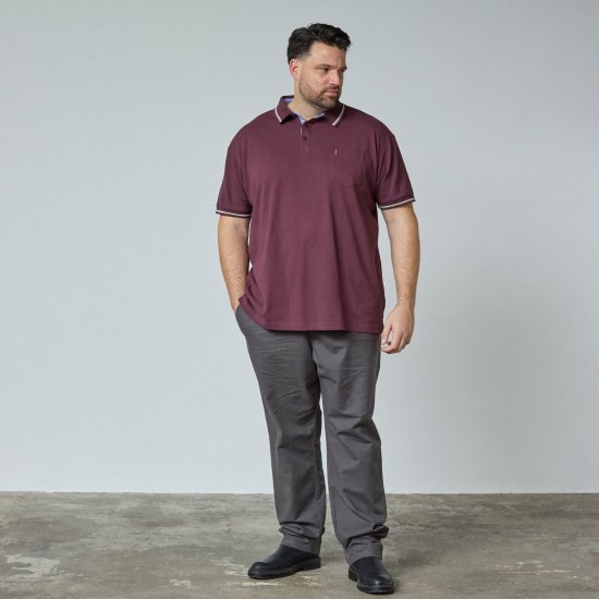North Latitude Superflex Polo Aubergine - TALL polo majice - TALL polo majice za visoke