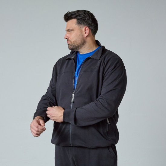 North Latitude Sweat Cardigan Crna - Puloveri & dukserice - Muške Puloveri & dukserice veliki brojevi