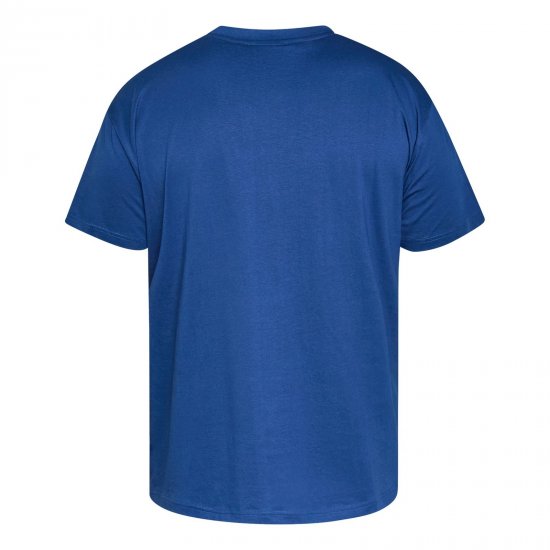 North Latitude US T-Shirt Plava - Majice Kratkih Rukava - Muške Majice Kratkih Rukava Veliki Brojevi 