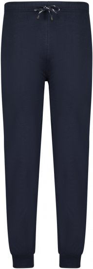 Adamo Jakob Pyjama Pants with Cuffs Navy - Donje rublje & kupaće hlače - muške donje rublje veliki brojevi