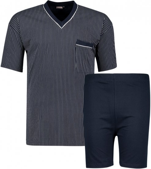 Adamo Gustav Short sleeve Pyjama Charcoal - Donje rublje & kupaće hlače - muške donje rublje veliki brojevi