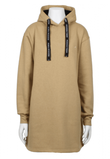 Nora Mikken KRISTINA Long Hoodie Camel - Puloveri & dukserice - 