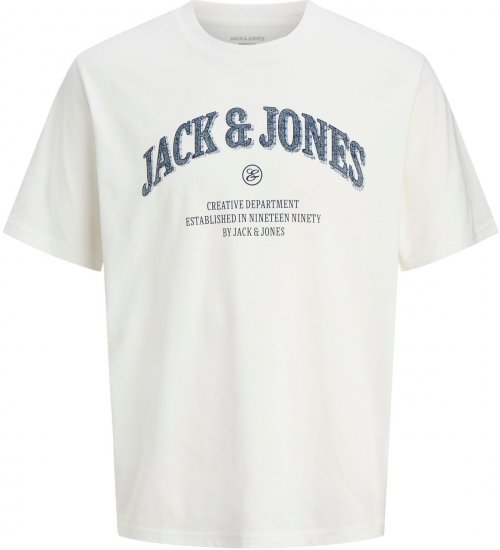 Jack & Jones Denver Graphic T-Shirt Beige - Majice Kratkih Rukava - Muške Majice Kratkih Rukava Veliki Brojevi 