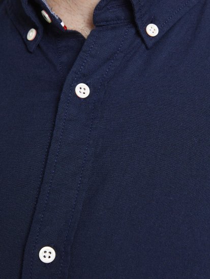 Jack & Jones Summer Shirt L/S Navy - Košulje - Muške Košulje Veliki Brojevi