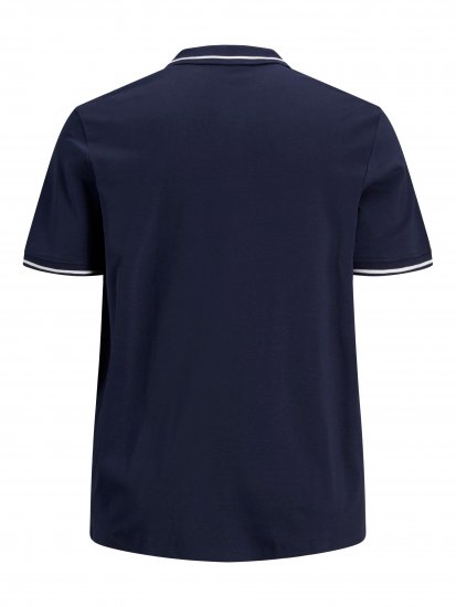 Jack & Jones Jersey Polo Navy - Polo majice - Muške Polo Majice Veliki Brojevi