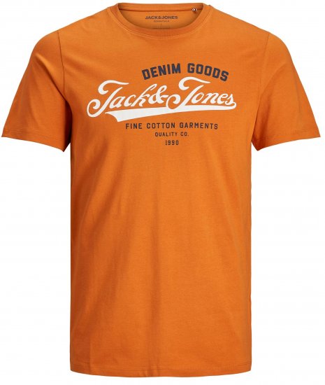 Jack & Jones Elogo T-Shirt Hawaiian Sunset - Majice Kratkih Rukava - Muške Majice Kratkih Rukava Veliki Brojevi 