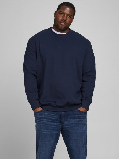 Jack & Jones Basic Sweatshirt Navy Blazer - Puloveri & dukserice - Muške Puloveri & dukserice veliki brojevi
