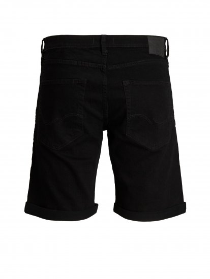 Jack & Jones Rick Shorts Black - Kratke hlače - Muške Kratke Hlače Veliki Brojevi 